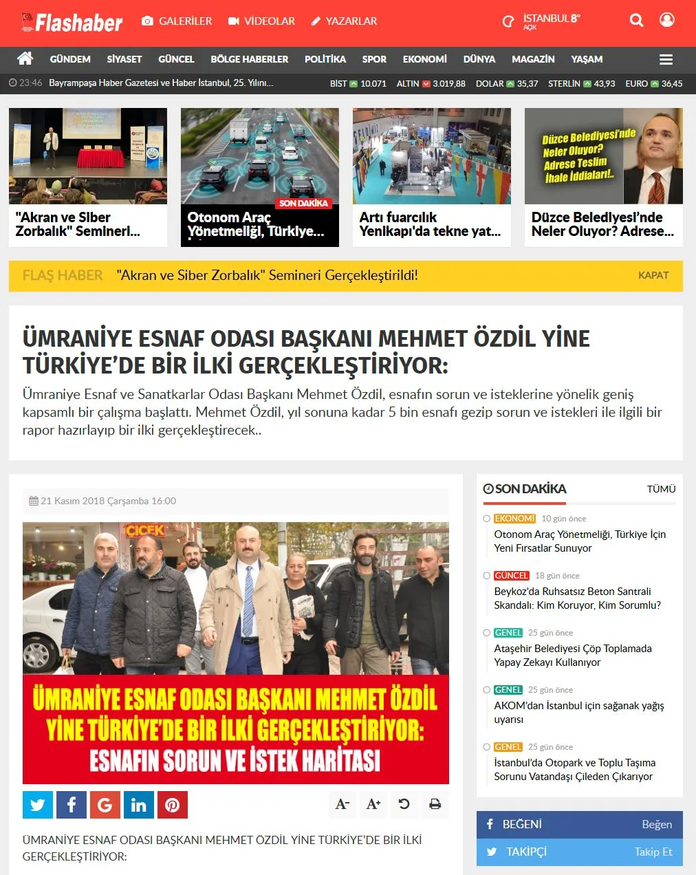 Basında Özdil Modern kurucusu Mehmet Özdil