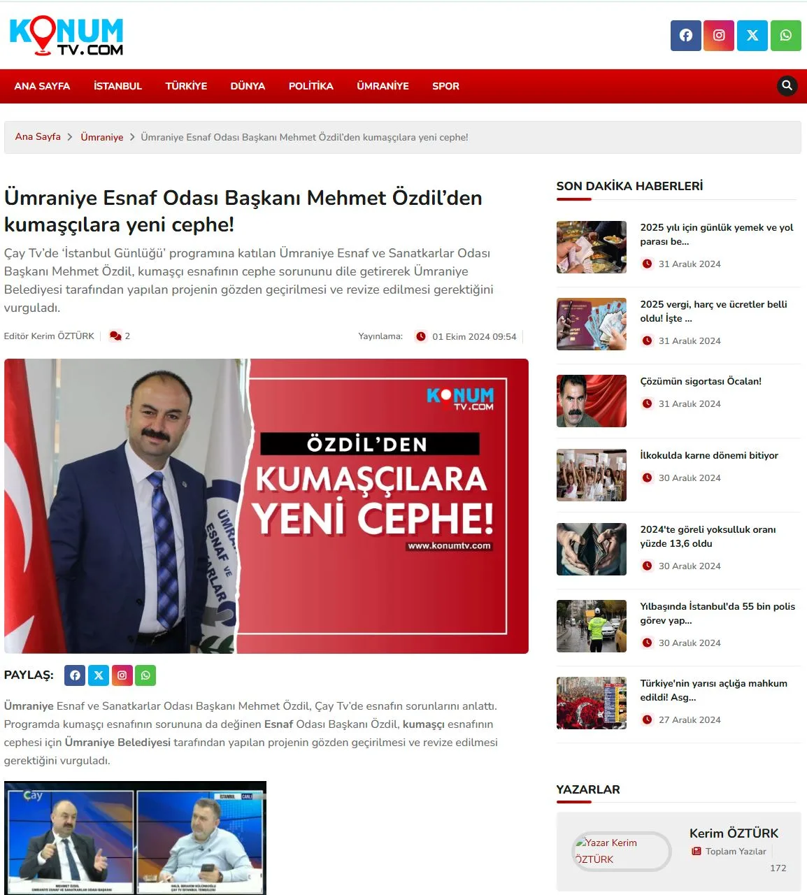 Basında Özdil Modern kurucusu Mehmet Özdil