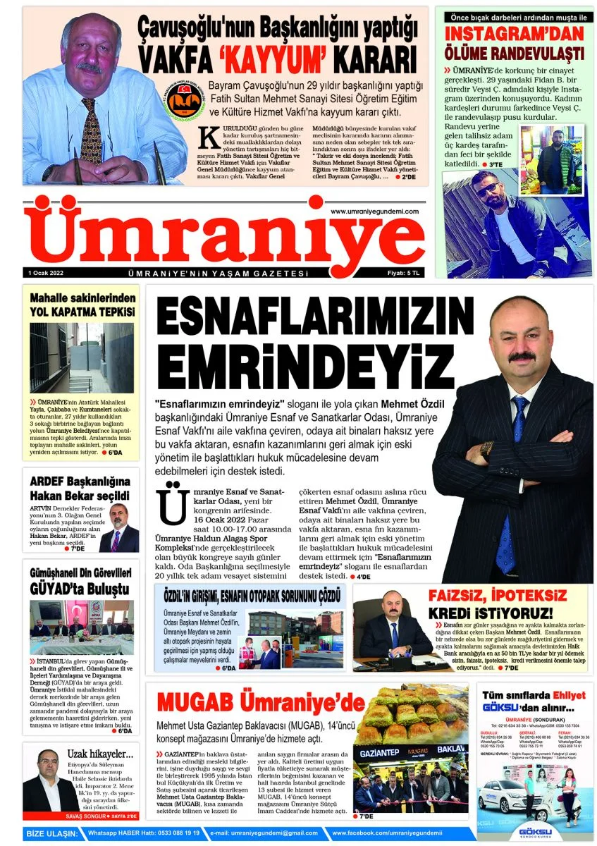 Basında Özdil Modern kurucusu Mehmet Özdil