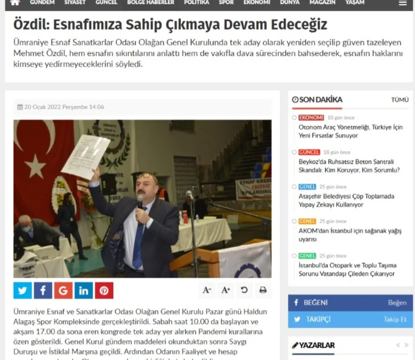 Basında Özdil Modern kurucusu Mehmet Özdil