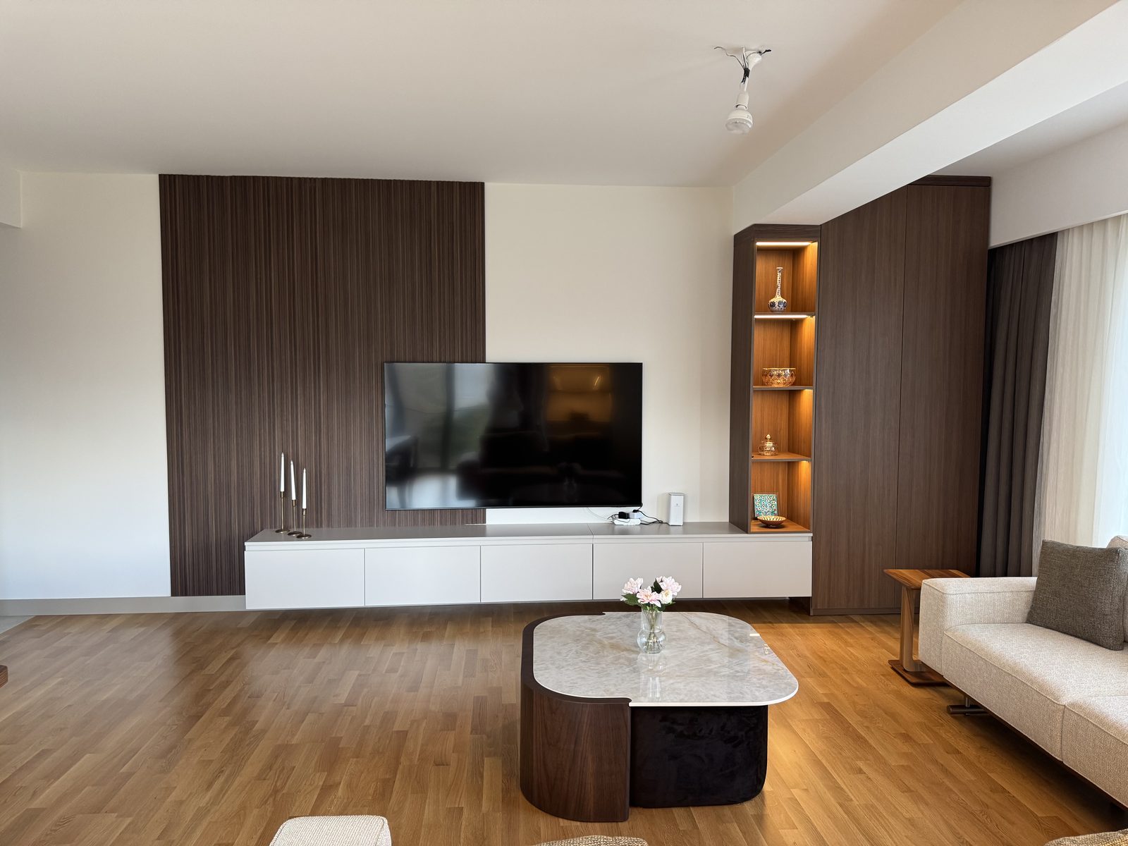 Çengelköy 3+1 Ev Tasarımı — Salon ve yemek alanı
