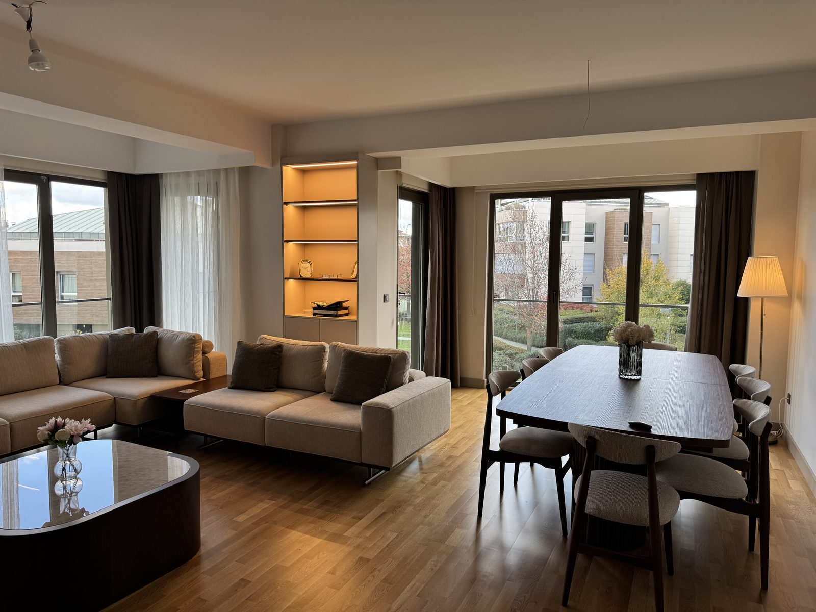 Çengelköy 3+1 Ev Tasarımı — Salon ve yemek alanı