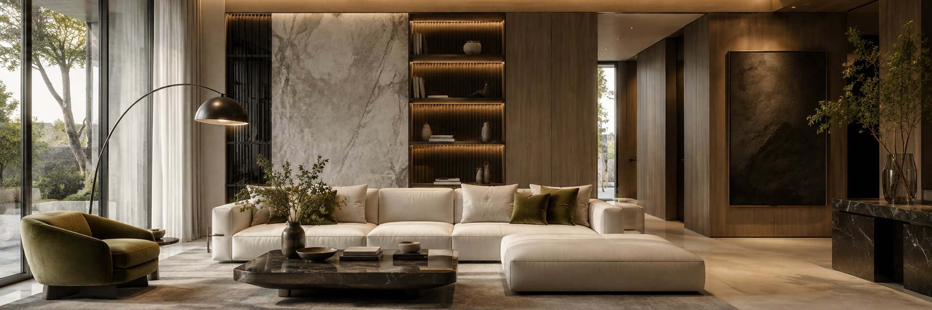 Salon ve oturma alanı iç tasarımı